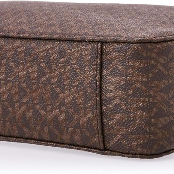 Michael Kors Jet Set Travel Large Logo Brown Messenger Bag NWT GREAT PRICE!!!!! - Picture 6 of 10